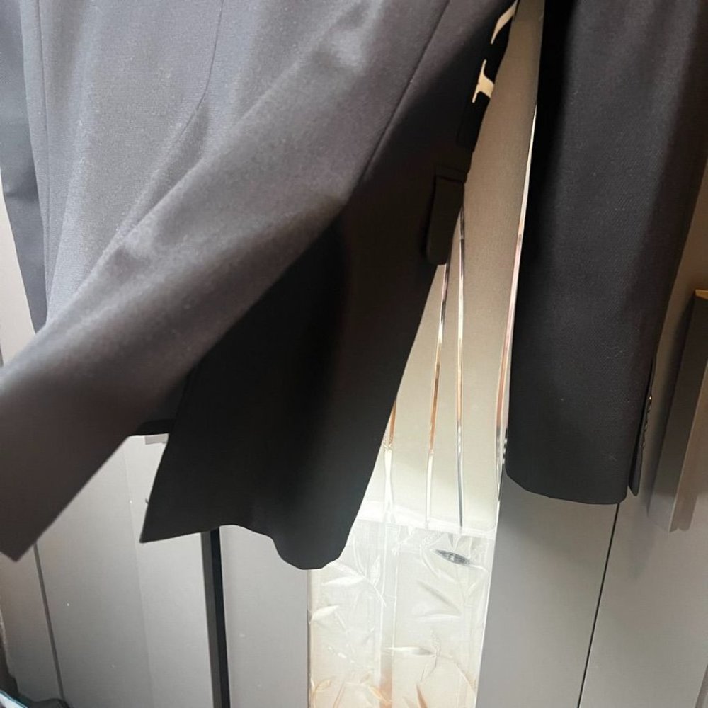 Trendiano Wool With Graphic Patchwork Blazer Mens… - image 5